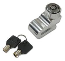 Cadeado Trava Disco Freio Antifurto Moto Universal Cinza