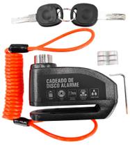 Cadeado trava Freio Disco shiver Com Alarme Sonoro Para Moto