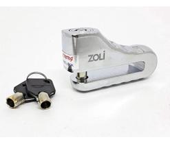 Cadeado Trava Moto Disco Freio Zoli K2 10mm Cromado Cadeado Trava Moto Disco Freio Zoli K2 10mm Cromado