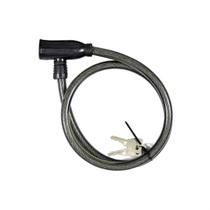 Cadeado Trava Para Bicicleta Com Chaves Cabo Aço 80cm