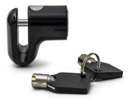 Cadeado trava tranca de disco anti furto de alta segurança universal compacto e pratico