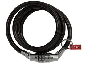 Cadeado trava tranca de Segurança Anti furto para Bicicleta Em aço Espiral com Segredo - Brasfort