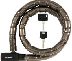 Cadeado Trava Tranca de Segurança Anti Furto Para Moto Cabo de Aço Blindado chave Luz Led com Segred