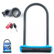 Cadeado Trava U-Lock Onguard Neons 8153 Preto/Azul