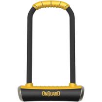 Cadeado trava u-lock onguard pitbull 8002 amarelo