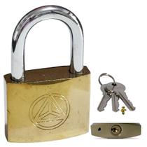 Cadeado Triangle Super Resistente Grande 63MM Proteção Antifurto 3 Chaves Cadeado Triangle Super Resistente Grande 63MM Proteção Antifurto 3 Chaves