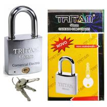 Cadeado Tritan Chave Tetra 50MM Modelo 50MM Proteção Contra Furto