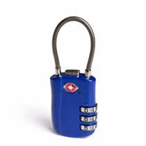 Cadeado TSA Aprovado para Viagem com Código Numérico e Cabo Flexível Cadeado TSA Aprovado para Viagem com Código Numérico e Cabo Flexível