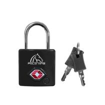 Cadeado TSA com Chave Preto - Polo King Cadeado TSA com Chave Preto - Polo King