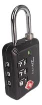 Cadeado Tsa Zamac 30z Com Segredo Numérico 3 Dígitos Papaiz Preto