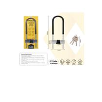 Cadeado U Ajustável Para Motocicleta, Bike Aço Reforçado 11mm BOM2652