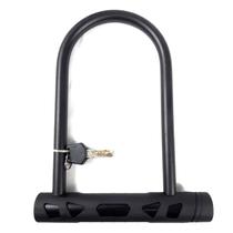 Cadeado U-Lock 180x245mm em Aço para Bicicleta Absolute