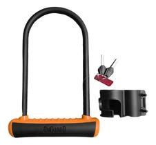 Cadeado U-lock Onguard Neons 8152 preto/laranja