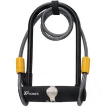 Cadeado U-Lock Onguard OG 5801 com cabo e chave preto Cadeado U-Lock Onguard OG 5801 com cabo e chave preto