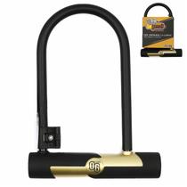 Cadeado U-Lock Onguard OG 5816 com chave preto e dourado Cadeado U-Lock Onguard OG 5816 com chave preto e dourado