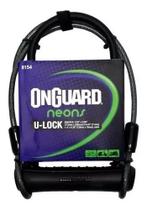 Cadeado U-lock Trava + Cabo Onguard 8154 Reforçado Bike Moto Cor Preto Cadeado U-lock Trava + Cabo Onguard 8154 Reforçado Bike Moto Cor Preto
