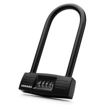 Cadeado U para bicicleta USHAKE resistente 10 mm em liga de zinco com combinação Cadeado U para bicicleta USHAKE resistente 10 mm em liga de zinco com combinação