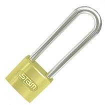 Cadeado Zamac Latonado 30mm Haste Longa
