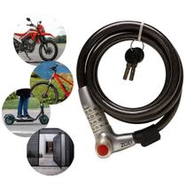 Cadeado Zoli Espiral Segredo Com Chave Moto Bicicleta Portão Cadeado Zoli Espiral Segredo Com Chave Moto Bicicleta Portão