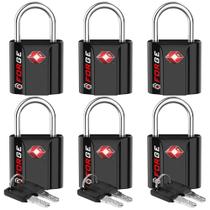 Cadeados de Bagagem TSA Forge Ultra Secure (6 Unidades) - Pretos Cadeados de Bagagem TSA Forge Ultra Secure (6 Unidades) - Pretos