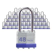 Cadeados XanHen 40 mm com chave mestra - Pacote com 48 unidades Cadeados XanHen 40 mm com chave mestra - Pacote com 48 unidades