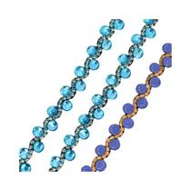 Cadeia De Cristal De Vidro Com Strass De 90CM Para Aplicação Em Roupas E Decoração DIY