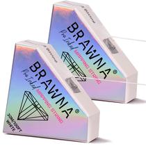 Cadeia de mapeamento BRAWNA White pré-pintada para mapeamento de sobrancelhas Cadeia de mapeamento BRAWNA White pré-pintada para mapeamento de sobrancelhas