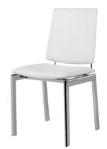 Cadeira 1949 Cromada Assento Multilaminado Branco - 12362 - Sun House