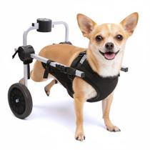 Cadeira 2 Rodas Cachorro Colete Paraplégico Deficiente Idoso Cadeira 2 Rodas Cachorro Colete Paraplégico Deficiente Idoso