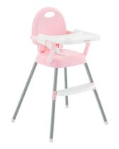 Cadeira 3 em 1 Spoony Pink KikkaBoo - Alta e Booster