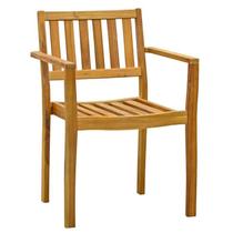 Cadeira Acacia 58x54x84 Just Home Collection Cadeira Acacia 58x54x84 Just Home Collection