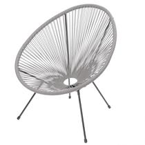 Cadeira Acapulco em Aço e Cordas de PVC 1160 Or Design