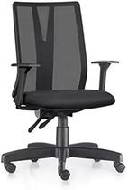 Cadeira Addit Presidente Ergonomica Sem Apoio Crepe Preto - Frisokar Cadeira Addit Presidente Ergonomica Sem Apoio Crepe Preto - Frisokar