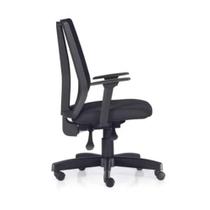Cadeira Addit Presidente Sem Apoio Em Tela Poliéster Preta Com Braços Nr-17 Frisokar Cadeira Addit Presidente Sem Apoio Em Tela Poliéster Preta Com Braços Nr-17 Frisokar