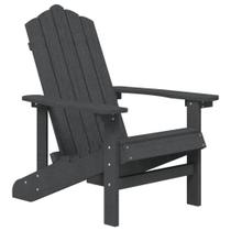 Cadeira Adirondack VidaXL Outdoor Patio Antracite HDPE