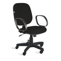 Cadeira Ágata Diretor Relax Braço Corsa Tecido Preto Cadeira Ágata Diretor Relax Braço Corsa Tecido Preto