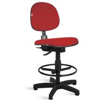 Cadeira Ágata Executiva Caixa Back System Tecido Vermelho