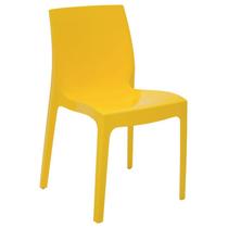 Cadeira Alice Brilho Summa em Polipropileno Amarelo Tramontina