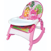 Cadeira Alimentação Balanço Vibratória Musical Snack Color Baby