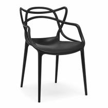 Cadeira Allegra Design Preto Sala Cozinha Jantar