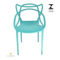 Cadeira Allegra Top Chairs Azul Turquesa /Tiffany