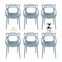 Cadeira Allegra Top Chairs Cinza - kit com 6