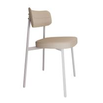 Cadeira Alloa fixa C/4 Pés 50 X 44,7 X 83,8 cm C/1 Un. Pés Brancos