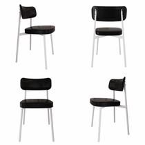 Cadeira Alloa Fixa com 4 Pés 50 X 44,7 X 83,8 Cm com 4 Unidade