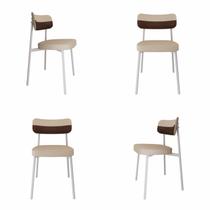 Cadeira Alloa Fixa com 4 Pés 50 X 44,7 X 83,8 Cm com 4 Unidade