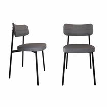 Cadeira Alloa Fixa com 4 Pés 500 X 447 X 838 Mm com 2 Unidades