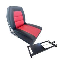 Cadeira Almofadada para Barco de Alumínio ou Lancha + Suporte