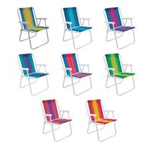 Cadeira Alta Aço cores variadas MOR