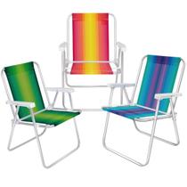 Cadeira alta alumínio mor sortido