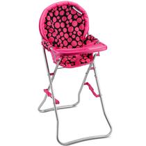 Cadeira alta Baby Doll HUSHLILY para crianças de 3 anos ou mais rosa Cadeira alta Baby Doll HUSHLILY para crianças de 3 anos ou mais rosa